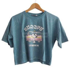 Polo crop oversize snoopy C