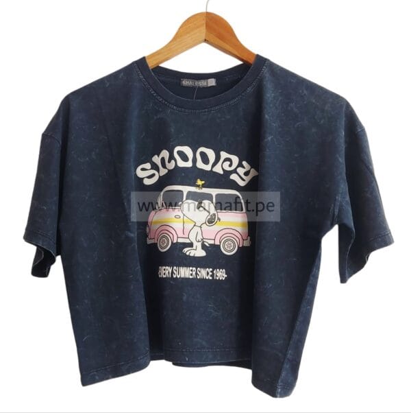 Polo crop oversize snoopy AM