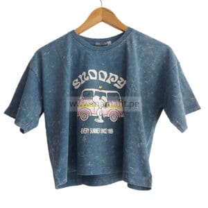 Polo crop oversize snoopy A
