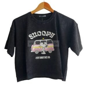 Polo crop oversize snoopy N