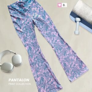 Tobillero flare print lila