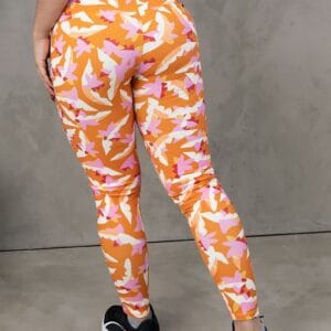 Tobillero suplex print naranja