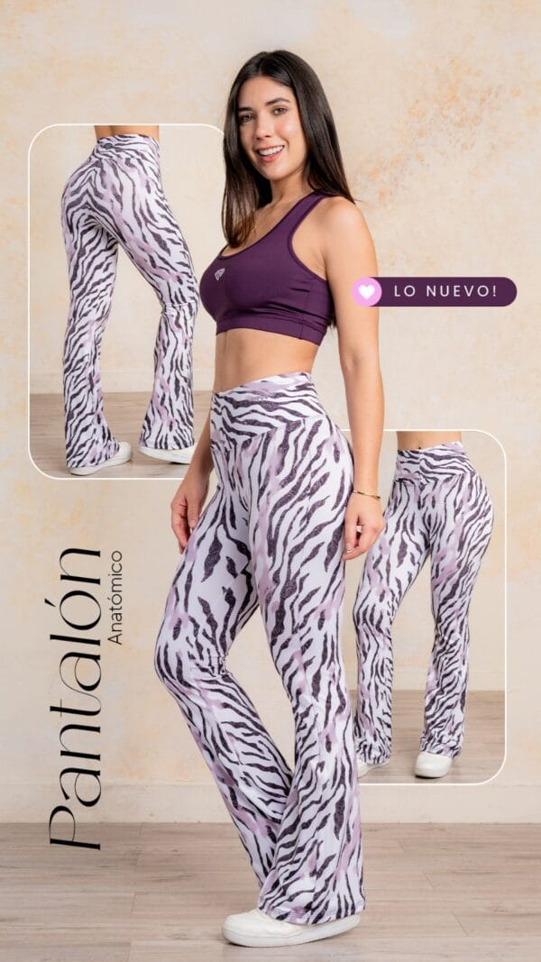 Conjunto flare lila print (S-M) - Imagen 2