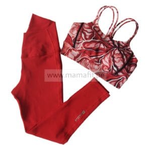 Conjunto print rojo