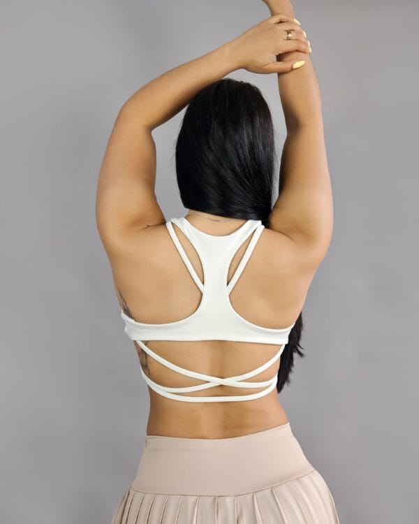 Top velvet rojo - Imagen 4