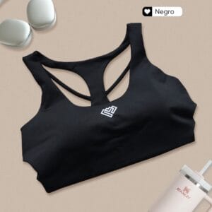 Top velvet negro